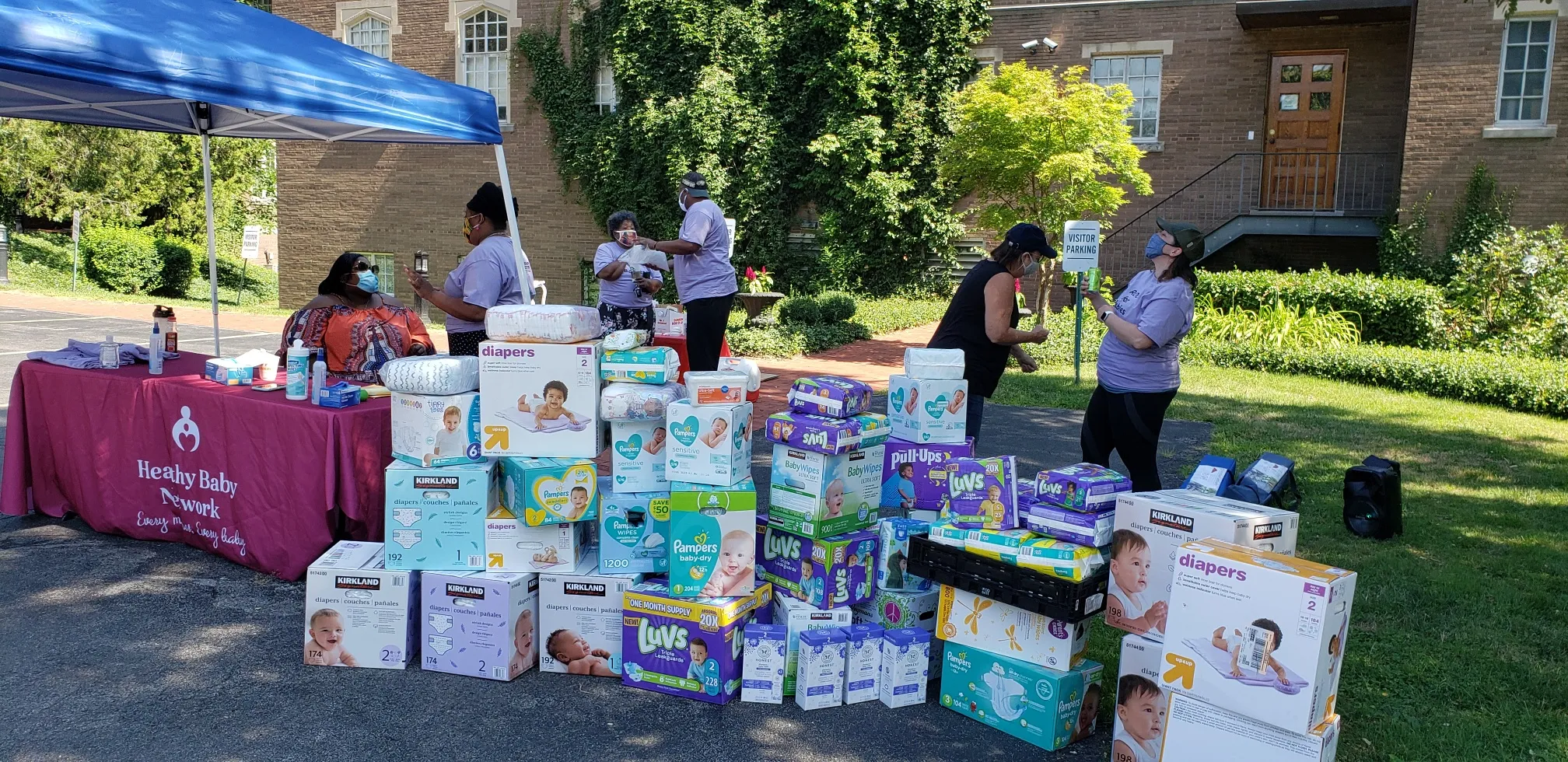 Baby supplies gift baskets worth $100